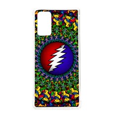 Grateful Dead Bear Pattern Samsung Galaxy Note 20 Tpu Uv Case by Maspions