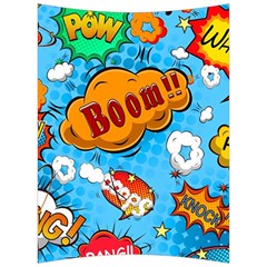 Comical Words Animals Comic Omics Crazy Graffiti Back Support Cushion by Bedest