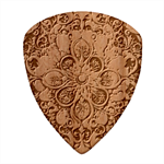 Pattern 1 Muster 7A Guitar Shape Wood Guitar Pick Holder Case And Picks Set Pick