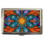 Schwarz bunt Cigarette Money Case Front