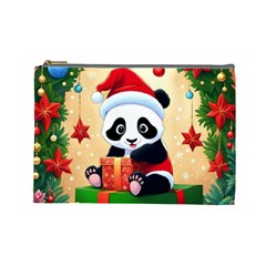 Schwarz Pandaweihnachten300dpi Cosmetic Bag (large) by 2607694b