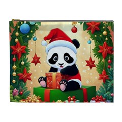 Schwarz Pandaweihnachten300dpi Cosmetic Bag (xl) by 2607694b