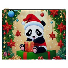 Schwarz Pandaweihnachten300dpi Cosmetic Bag (xxxl) by 2607694b