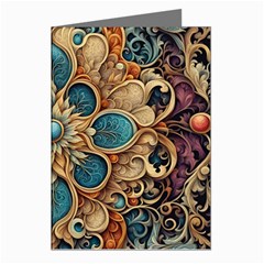 Dunkelbraun Pattern 1 Greeting Cards (pkg Of 8) by 2607694c