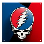 Grateful Dead Big Skull Banner and Sign 4  x 4  Front