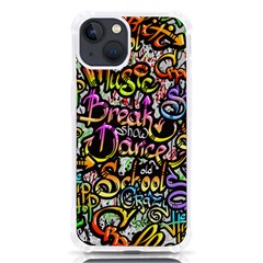 Graffiti Word Seamless Pattern Iphone 13 Tpu Uv Print Case by Bedest