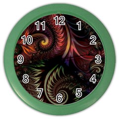 Fractal 1 Color Wall Clock by 2607694c