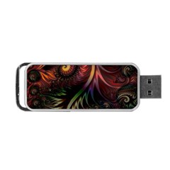 Fractal 1 Portable Usb Flash (one Side) by 2607694c