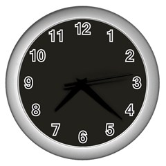 Fractal Wall Clock (silver) by 2607694c