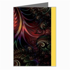 Gelb Fractal Greeting Card by 2607694c