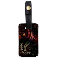 Gelb Fractal Luggage Tag (one Side) by 2607694c