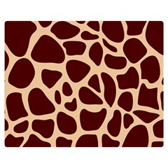 Animal Print Girraf Patterns Premium Plush Fleece Blanket (medium) by Ket1n9