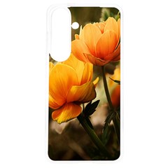 Yellow Butterfly Flower Samsung Galaxy S24 6 2 Inch Tpu Uv Case by Azkajaya