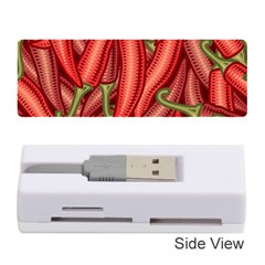 Seamless-chili-pepper-pattern Memory Card Reader (stick) by Ket1n9