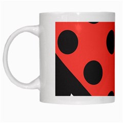 Abstract-bug-cubism-flat-insect White Mug by Ket1n9