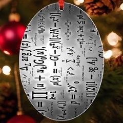 Science Formulas Uv Print Acrylic Ornament Oval by Ket1n9