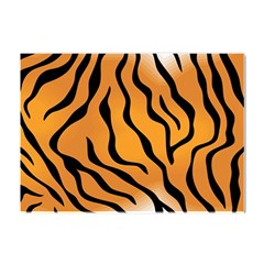 Tiger Skin Pattern Crystal Sticker (a4) by Ket1n9