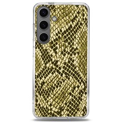 Yellow Snake Skin Pattern Samsung Galaxy S24 6 2 Inch Tpu Uv Case by Ket1n9