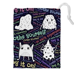 Experience Feeling Clothing Self Drawstring Pouch (5xl) by Paksenen