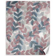 Leaves Pattern Background Nature Canvas 11  X 14  by Loisa77