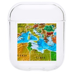 World Map Hard Pc Airpods 1/2 Case by Ket1n9