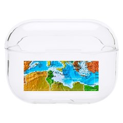 World Map Hard Pc Airpods Pro Case by Ket1n9