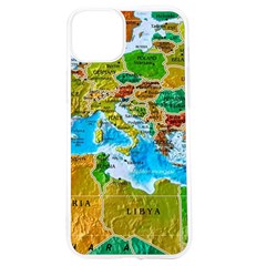 World Map Iphone 15 Tpu Uv Print Case by Ket1n9