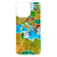 World Map Iphone 15 Pro Max Tpu Uv Print Case by Ket1n9