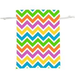 Chevron Pattern Design Texture Lightweight Drawstring Pouch (xl) by Apen