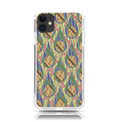 Tribal Background Boho Batik Iphone 11 Tpu Uv Print Case by anzea