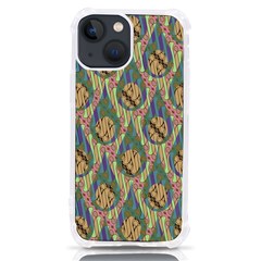 Tribal Background Boho Batik Iphone 13 Mini Tpu Uv Print Case by anzea