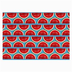 Illustrations Watermelon Texture Pattern Large Glasses Cloth (2 Sides) by anzea