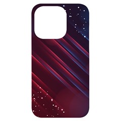 Illustrations Space Purple Iphone 14 Pro Black Uv Print Case by anzea