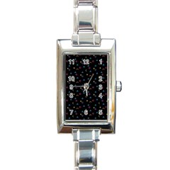 Abstract Texture Rectangle Italian Charm Watch by anzea