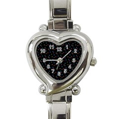 Abstract Texture Heart Italian Charm Watch by anzea