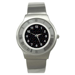 Abstract Texture Stainless Steel Watch by anzea