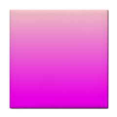 Gradient Pink - Pastel Yellow Pink Rosa Tile Coaster by 2607694c