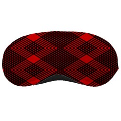 Pattern Black Red Sleep Mask by 2607694c