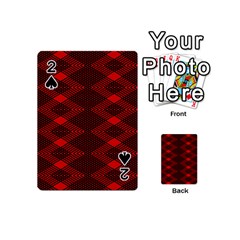 Pattern Black Red Playing Cards 54 Designs (mini) by 2607694c