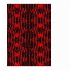 Pattern Black Red Large Garden Flag (two Sides) by 2607694c