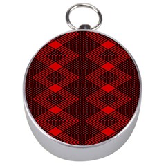 Pattern Black Red Silver Compasses by 2607694c