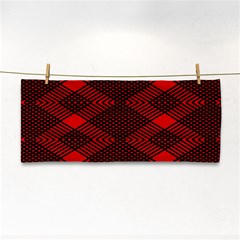 Rot Dunkel Hand Towel by dedoma