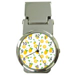 Illustrations Lemon Citrus Fruit Yellow Money Clip Watches Front