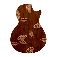 Foliage Guitar Shape Wood Guitar Pick Holder Case And Picks Set by HermanTelo