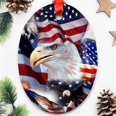 United States Of America Images Independence Day Ornament (oval) by Ket1n9