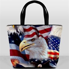 United States Of America Images Independence Day Bucket Bag by Ket1n9