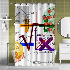 Mathematics Formula Physics School Shower Curtain 48  X 72  (small)  by Bedest