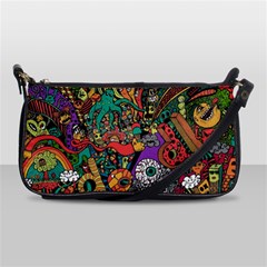 Cute Cartoon Doodle Shoulder Clutch Bag by Bedest