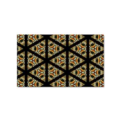 Pattern Stained Glass Triangles Sticker Rectangular (100 Pack) by HermanTelo