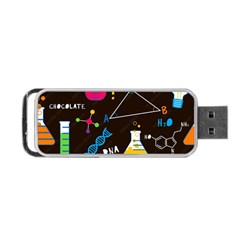 Science Lesson Flat Vector Seamless Pattern Portable Usb Flash (one Side) by Loisa77